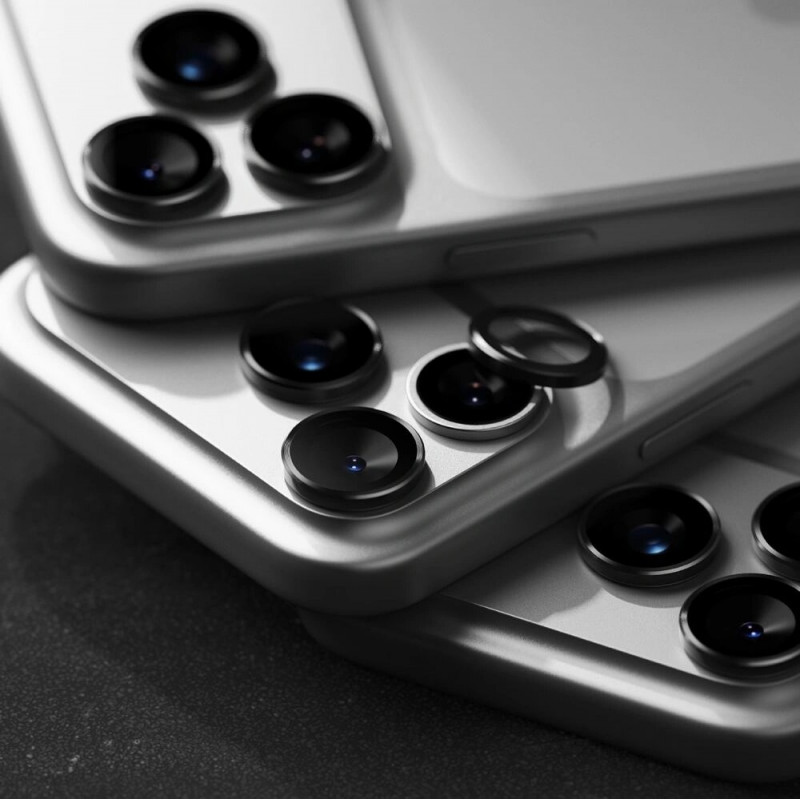 Ringke kaameraraami kaitse Apple iPhone 17 Pro / 17 Pro Max jaoks, must (2 tk)