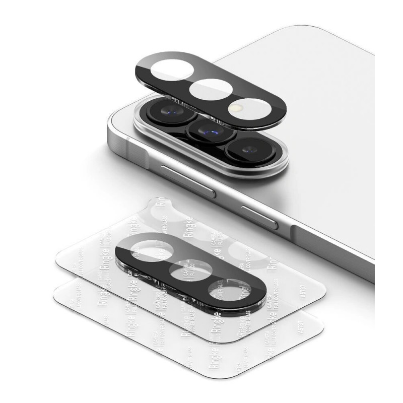 Ringke kaamera täiskate Samsung Galaxy A37 / A57 5G jaoks, must (2 tk)