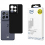 3MK Matt Case kaitsekott Motorola Edge 50 Neo jaoks, must