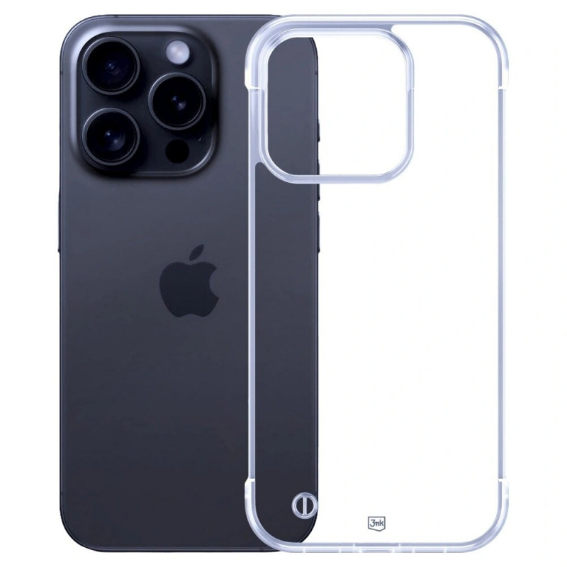 3mk Just20g Clear Case Apple iPhone 15 Pro Max nutitelefoni ümbris, läbipaistev