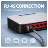 Goobay AXAGON ADE-AM15 USB-A Gigabit Etherneti adapter integreeritud 1,5 m CAT6 kaabliga