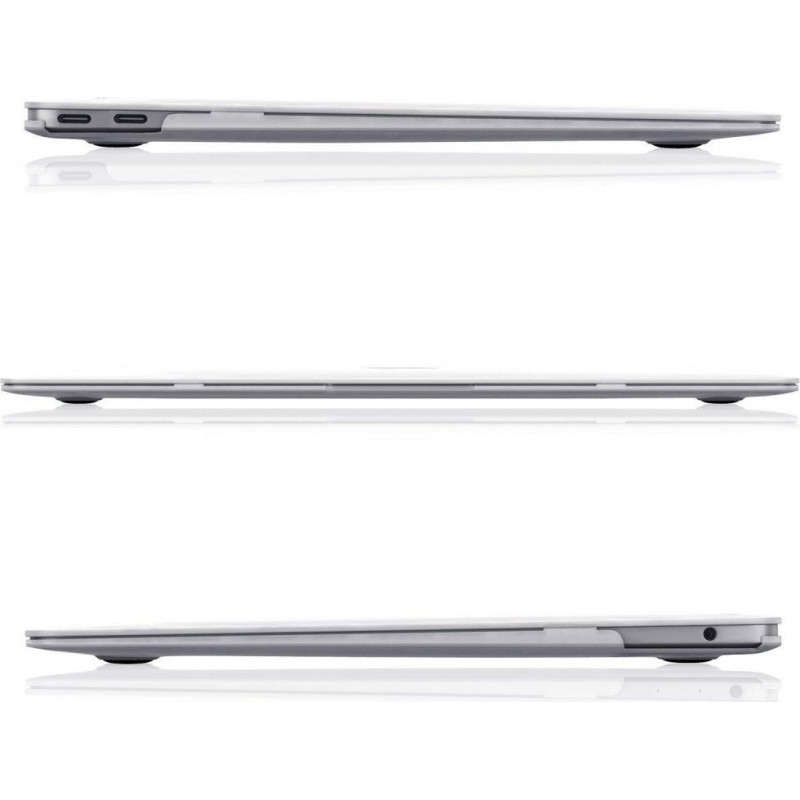 Tech-Protect SmartShell ümbris Apple MacBook Air 13 2022-2024 jaoks, kristallselge