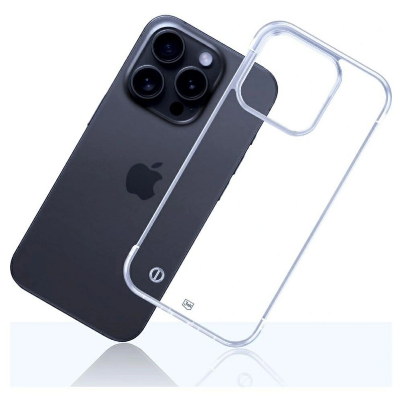 3mk Just20g Clear Case Apple iPhone 15 Pro nutitelefoni ümbris, läbipaistev