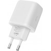 Tech-Protect C20W 2-port seinalaadija, USB-C PD 20W ja USB-A QC 3.0, valge