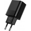 Tech-Protect C30W 2-pordiline seinalaadija, USB-C PD 30W ja USB-A QC 3.0, must