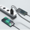 Tech-Protect C30W 2-pordiline seinalaadija, USB-C PD 30W ja USB-A QC 3.0, must