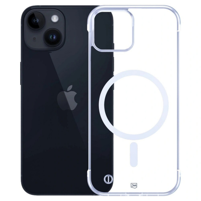 3mk Just20g MagCase Apple iPhone 14 Plus nutitelefoni ümbris, läbipaistev