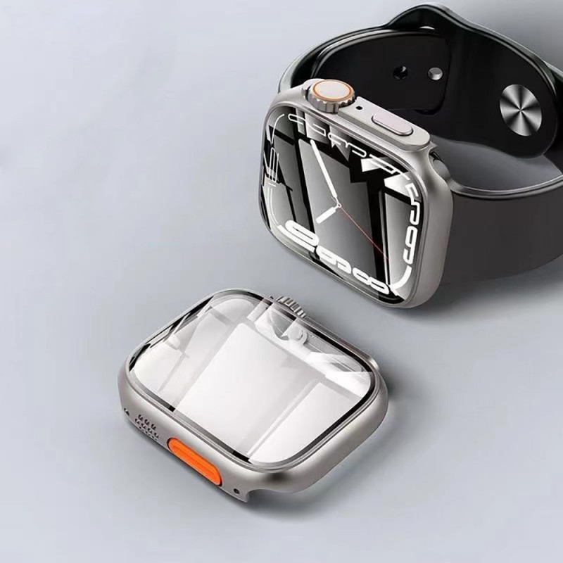 Tech-Protect Defense360 ümbris Apple Watch 4/5/6/7/8/9/SE 44/45 mm jaoks, must/oranž