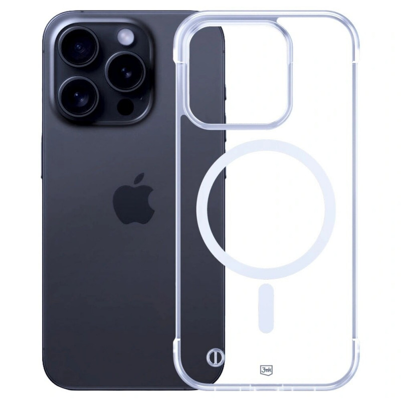 3mk Just20g MagCase Apple iPhone 14 Pro Max nutitelefoni ümbris, läbipaistev