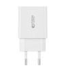 Tech-Protect NC30W 2-pordiline seinalaadija PD 30W QC 3.0, valge