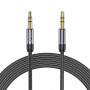 Tech-Protect UltraBoost 3,5 mm mini jack - 3,5 mm mini jack kaabel, 1,5 m, must