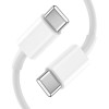 Tech-Protect C20W 2-pordiline seinalaadija PD 20W QC 3.0 USB-C kaabliga, valge