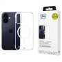 3mk Just20g MagCase Apple iPhone 16 nutitelefoni ümbris, läbipaistev