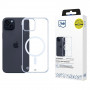 3mk Just20g MagCase Apple iPhone 15 Plus nutitelefoni ümbris, läbipaistev
