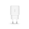 Tech-Protect C20W 2-pordiline seinalaadija PD 20W QC 3.0 Lightning-kaabliga, valge