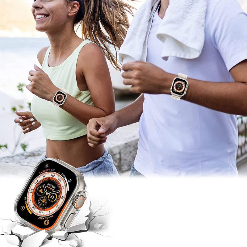 Tech-Protect Defense360 ümbris Apple Watch Ultra 1 / 2 / 3 49 mm jaoks, läbipaistev