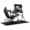 Next Level Racing GTLite Air kokkupandav võidusõidukabiin, SIMAERO võrk, must