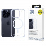 3mk Just20g MagCase Apple iPhone 16 Pro Max nutitelefoni ümbris, läbipaistev