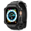 Spigen Rugged Armor Pro rihmaga ümbris Apple Watch Ultra 1 / 2 / 3 49 mm jaoks, must