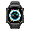 Spigen Rugged Armor Pro rihmaga ümbris Apple Watch Ultra 1 / 2 / 3 49 mm jaoks, must