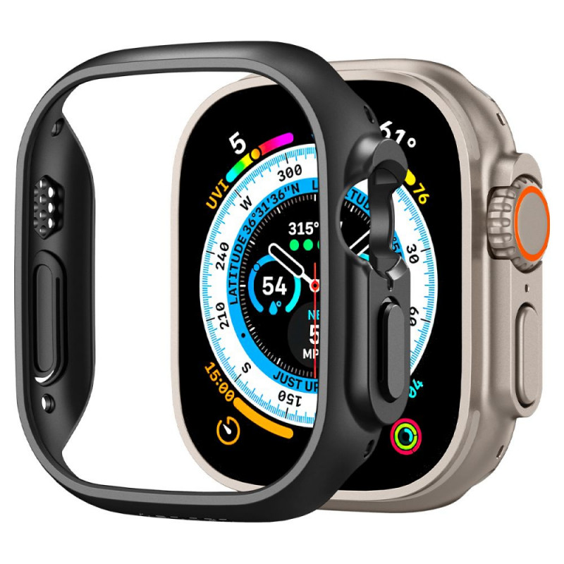 Spigen Thin Fit kaitseümbris Apple Watch Ultra 1 / 2 / 3 49 mm jaoks, must