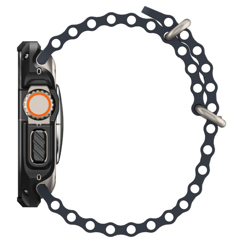 Spigen Tough Armor kaitseümbris Apple Watch Ultra 49 mm jaoks, must