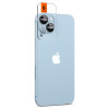 Spigen Optik.tR EZ Fit kaamerakaitse Apple iPhone 14 / 14 Plus / 15 / 15 Plus jaoks, must (2 tk)