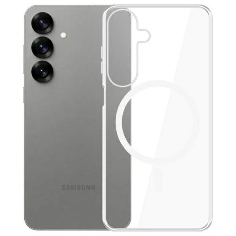 3MK Clear MagCase Samsung Galaxy S25+ jaoks, MagSafe, läbipaistev