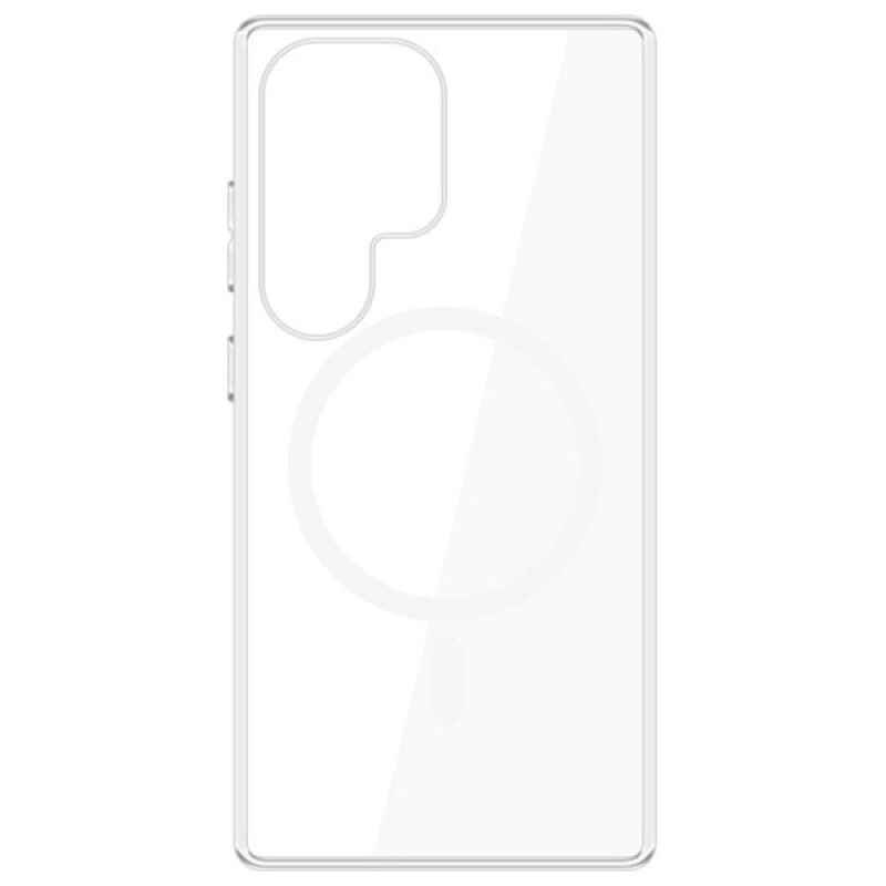 3MK Clear MagCase Samsung Galaxy S25 Ultra jaoks, MagSafe, läbipaistev