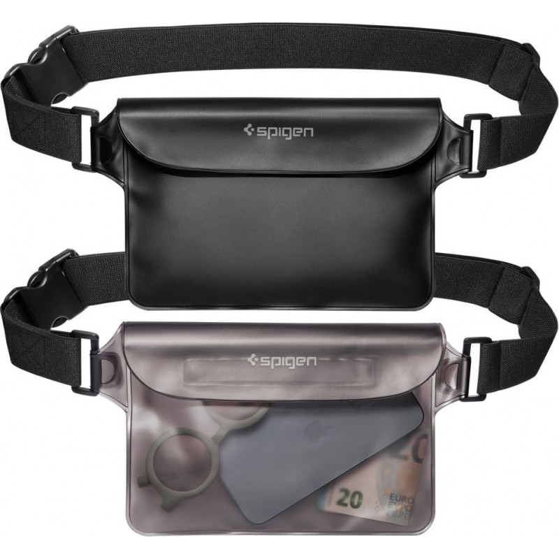 Spigen Aqua Shield A620 universaalne veekindel vöökott IPX8, must