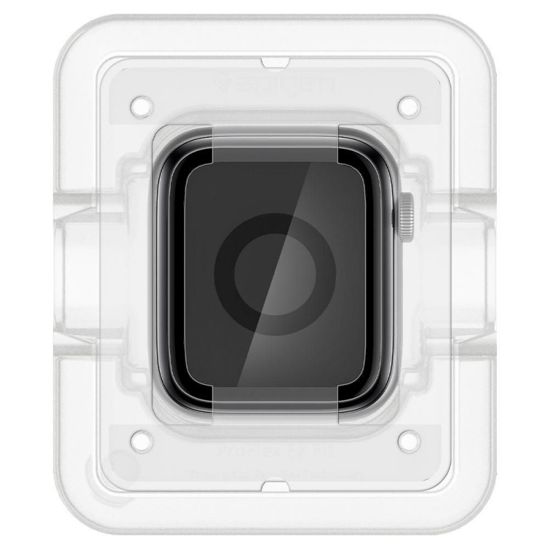 Spigen ProFlex EZ Fit AFL01220 hübriidklaasist ekraanikaitse Apple Watch 4/5/6/7/8/9/SE 44/45 mm jaoks