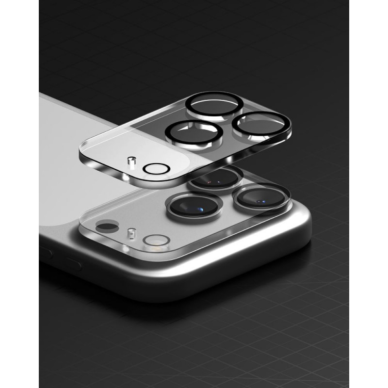 Ringke Camera Full Cover Apple iPhone 18 Pro kaamerakaitse, 9H karastatud klaas, must (2 tk)