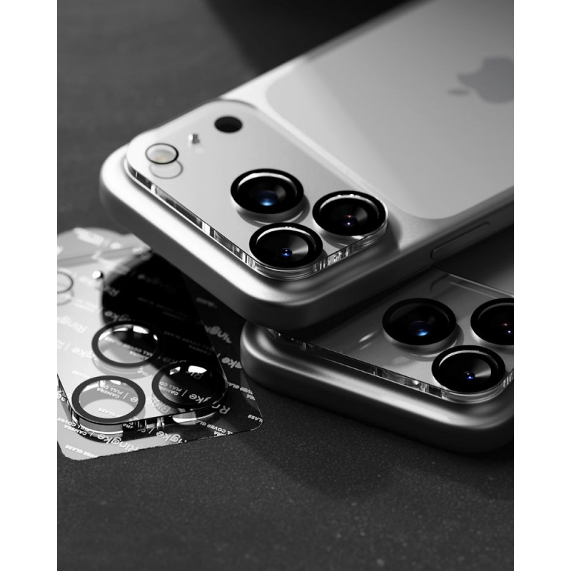 Ringke Camera Full Cover Apple iPhone 18 Pro kaamerakaitse, 9H karastatud klaas, must (2 tk)