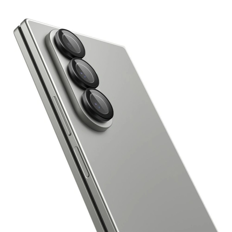 Spigen Optik Pro HD Glas.tR EZ Fit AGL09581 kaamerakaitse Samsung Galaxy Z Fold 7 / 8 Ultra jaoks, must (2 tk)