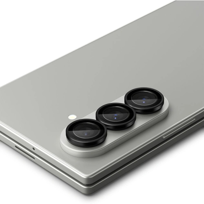 Spigen Optik Pro HD Glas.tR EZ Fit AGL09581 kaamerakaitse Samsung Galaxy Z Fold 7 / 8 Ultra jaoks, must (2 tk)