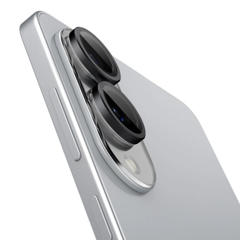 Spigen Optik Pro Glas.tR EZ Fit AGL09413 kaamerakaitse Samsung Galaxy S25 Edge'ile, must (2 tk)