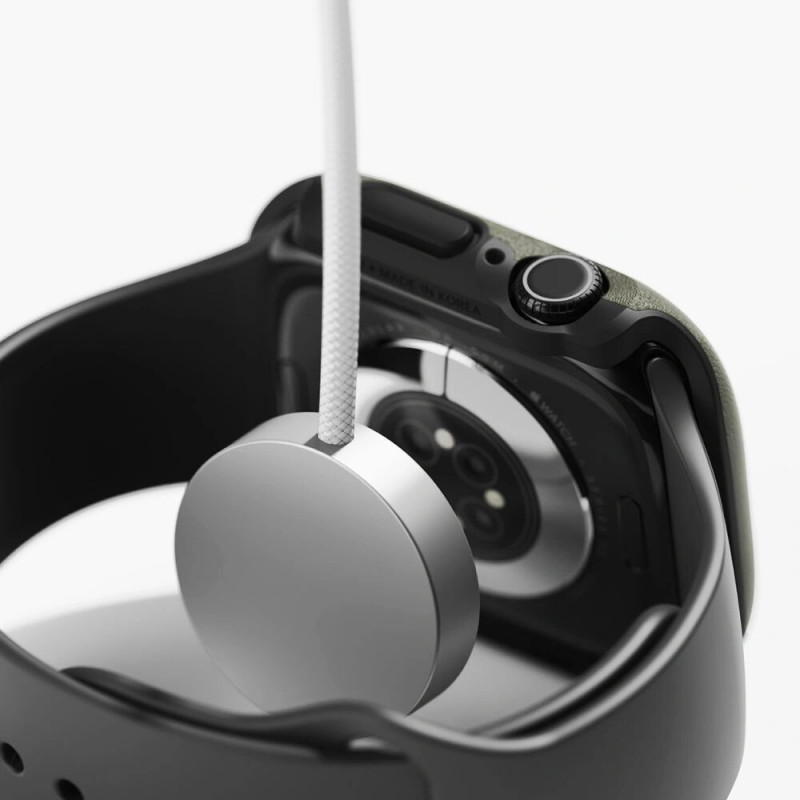 Ringke Onyx kaitseümbris Apple Watch 10 / 11 46 mm jaoks, tumeroheline