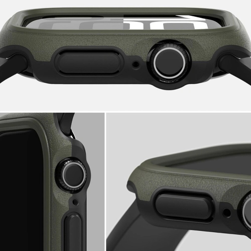 Ringke Onyx kaitseümbris Apple Watch 10 / 11 46 mm jaoks, tumeroheline