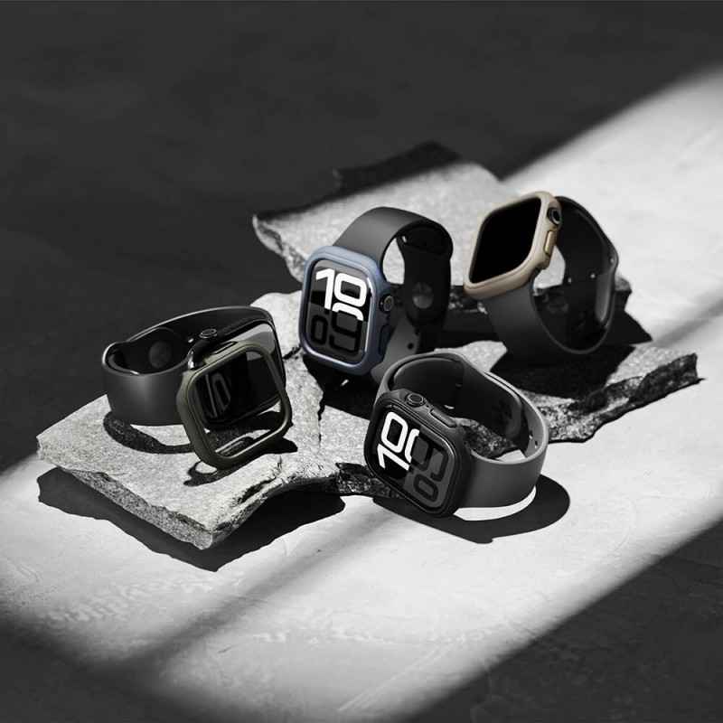 Ringke Onyx kaitseümbris Apple Watch 10 / 11 46 mm jaoks, tumeroheline