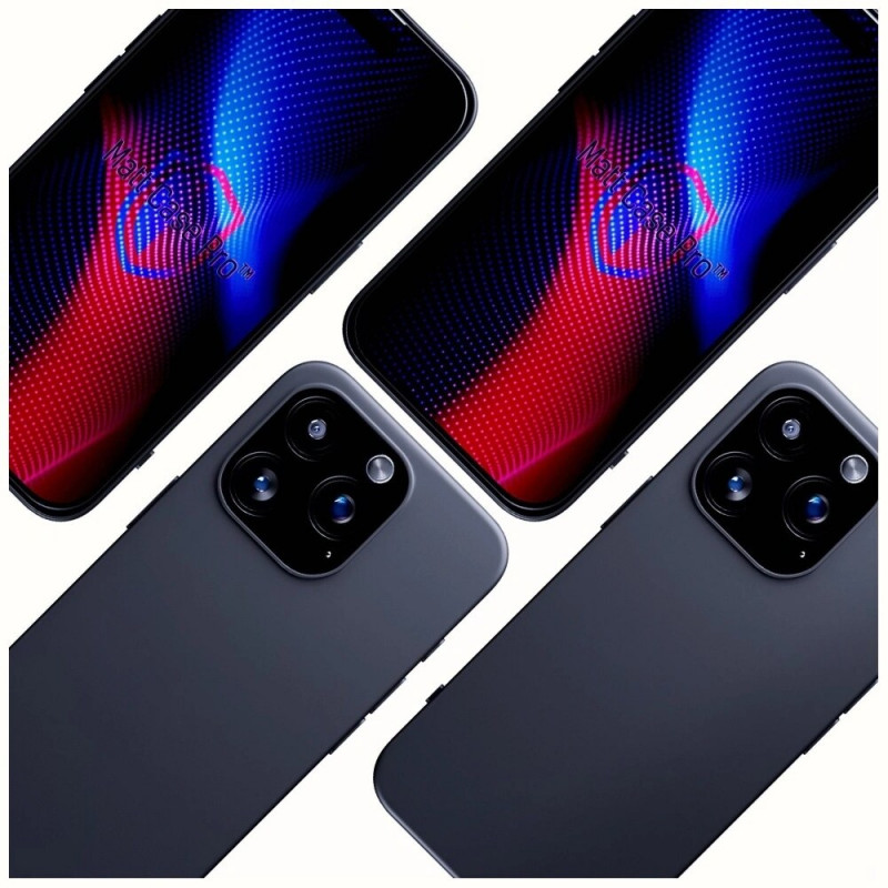 3MK Matt Case Pro kaitsekott Apple iPhone 16 Pro Max-le, must