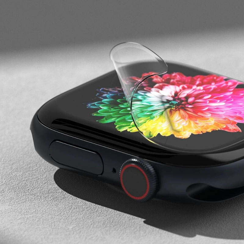 Ringke Dual Easy kaitsekile Apple Watch 10 / 11 46 mm, läbipaistev (3 tk)