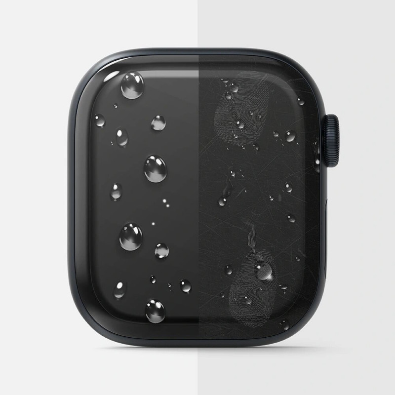 Ringke Dual Easy kaitsekile Apple Watch 10 / 11 46 mm, läbipaistev (3 tk)
