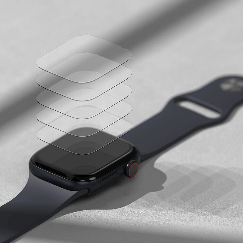 Ringke Dual Easy kaitsekile Apple Watch 10 / 11 46 mm, läbipaistev (3 tk)