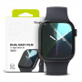Ringke Dual Easy kaitsekile Apple Watch 10 / 11 42 mm, läbipaistev (3 tk)