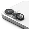 Ringke kaameraraami kaitse Apple iPhone 16 / 16 Plus jaoks, must (2 tk)
