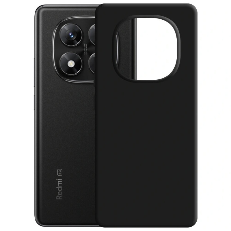 3MK Matt Case Pro kaitsekate Xiaomi Redmi Note 14 Pro 5G / Poco X7 5G jaoks, must