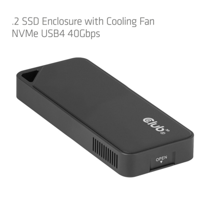 Club3D CAC-2510 M.2 NVMe SSD korpus ventilaatoriga, USB4