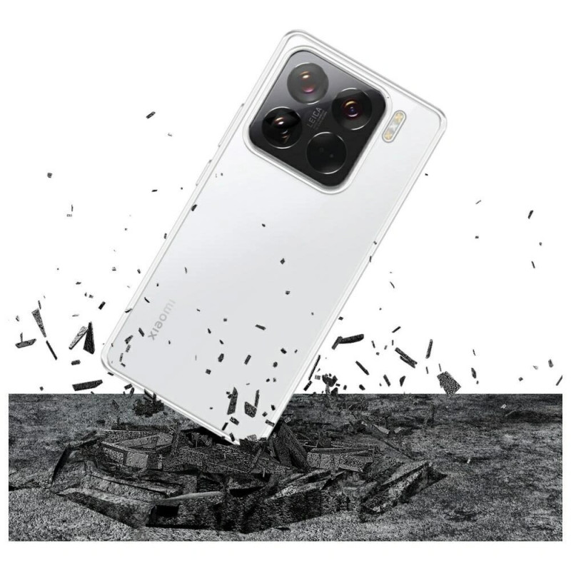 3MK Clear Case kaitsekate Xiaomi 15 jaoks, läbipaistev