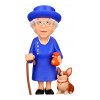 Minix Queen Elizabeth - Queen Elizabeth II koos corgiga kogumisfiguur