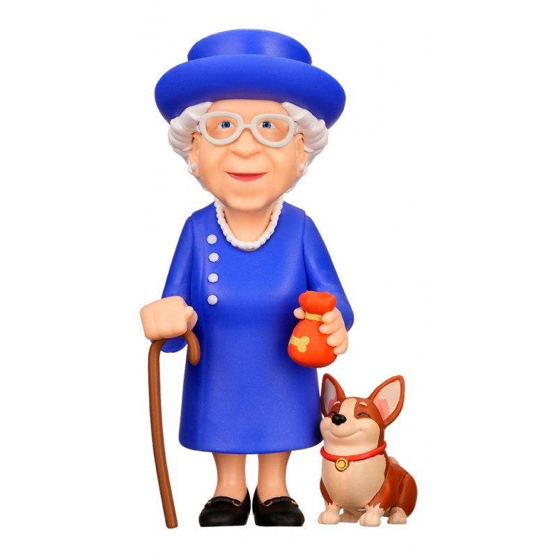 Minix Queen Elizabeth - Queen Elizabeth II koos corgiga kogumisfiguur